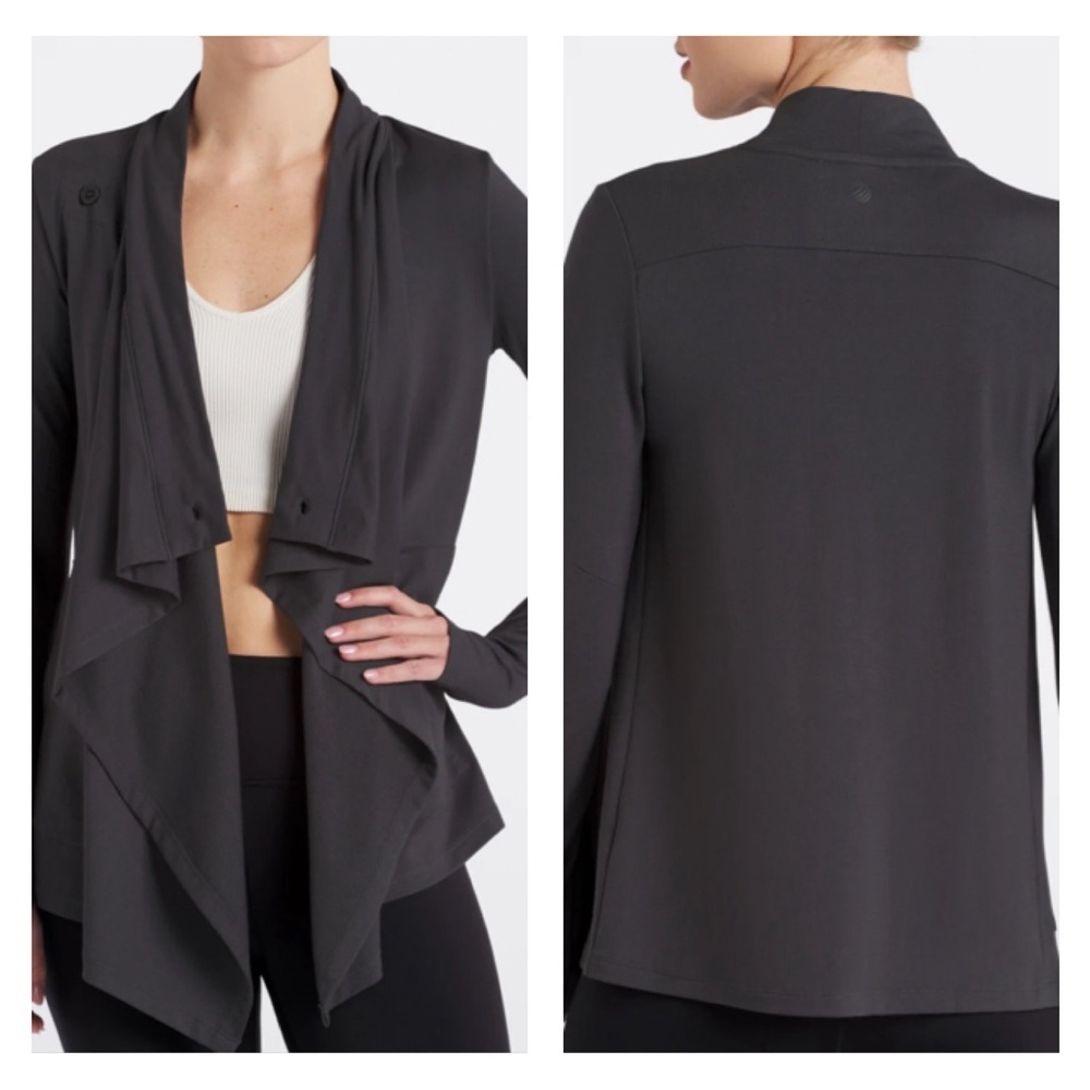 NEW MPG SPORT Serenus‎ Sweater Knit Cardigan Women’s SZ XS in Black